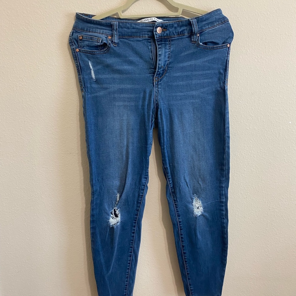 Celebrity pink jeans